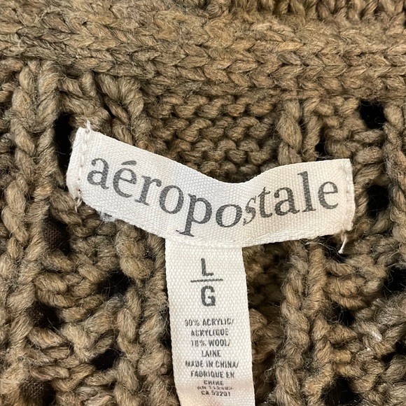 2/$25 Aeropostale Knit Cardigan with Hood Size Large - Picture 14 of 16